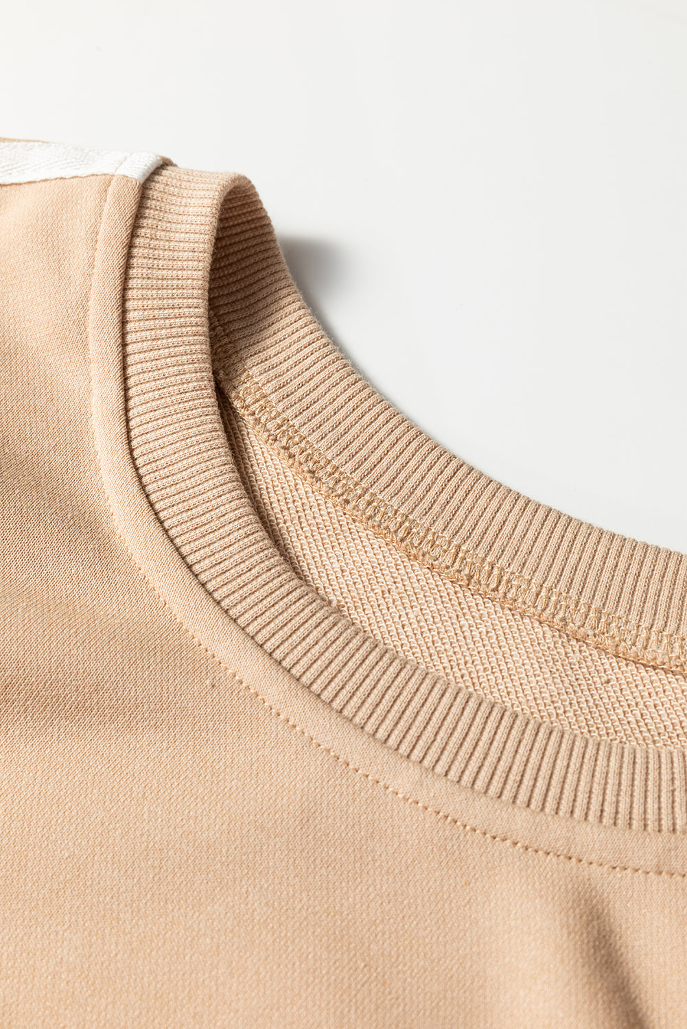 Black Varsity Striped Detail Cropped Pullover Wide Leg Pants 2pcs Outfit