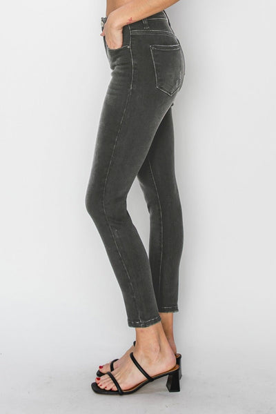 RISEN Full Size High Rise Ankle Skinny Jeans | Sleekdenim.com