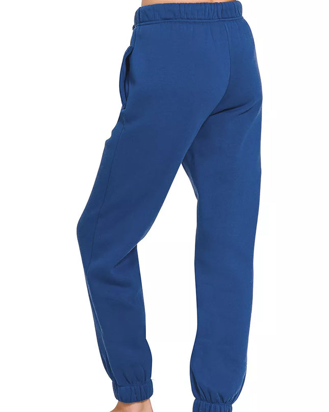 Zenana Fleece Drawstring Joggers With Pocket - Sleekdenim.com