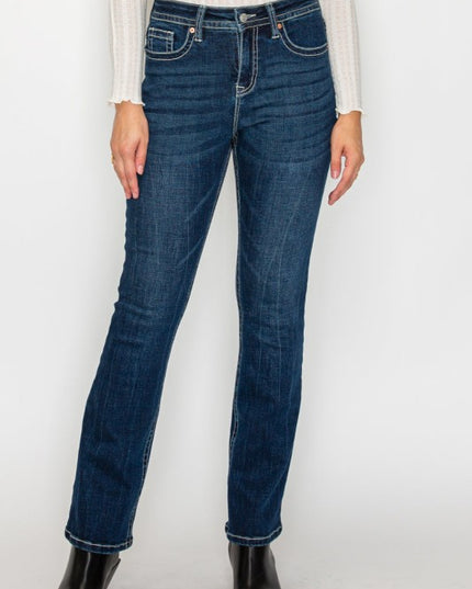 AT2106BTDT - TUMMY CONTROL HIGH RISE SLIM FLARE JE - Sleekdenim.com