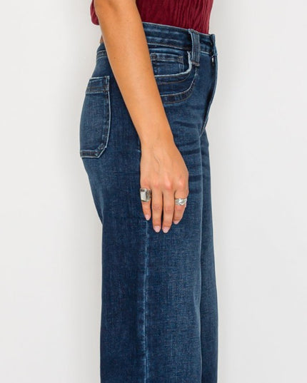 AT2099WDDT - TUMMY CONTORL HIGH RISE A-WIDE LEG FI - Sleekdenim.com