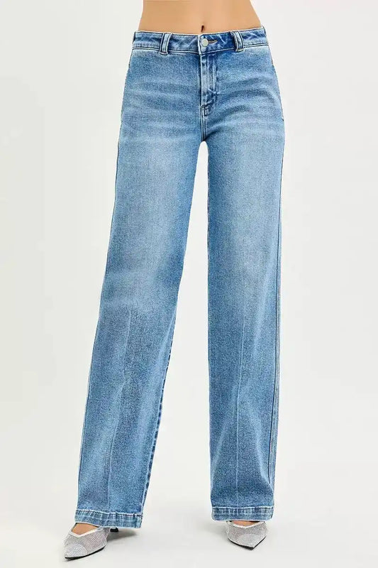 Risen Slouchy Straight Jeans PS21660 - Sleekdenim.com