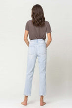 VERVET by Flying Monkey Super High Rise Distressed Crop Straight Jeans - Sleekdenim.com