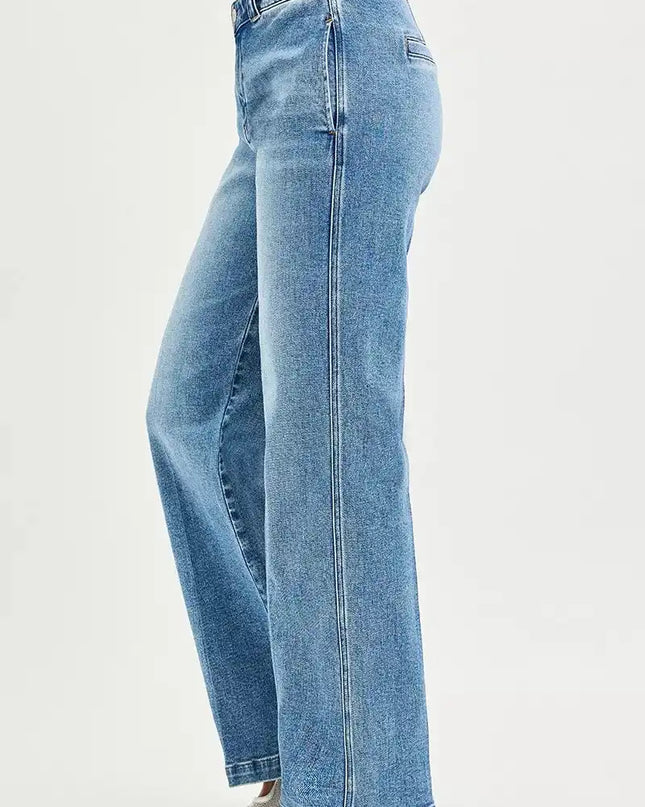 RISEN Slouchy Straight Jeans - Sleekdenim.com