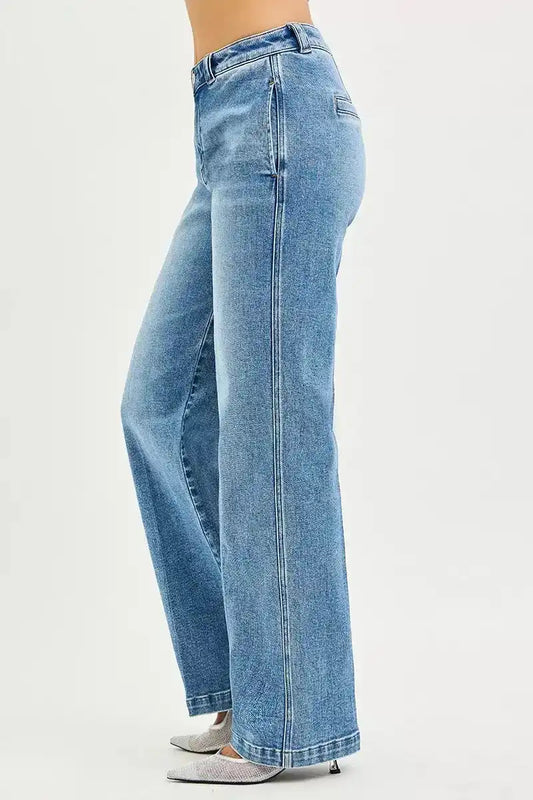 Risen Slouchy Straight Jeans PS21660 - Sleekdenim.com