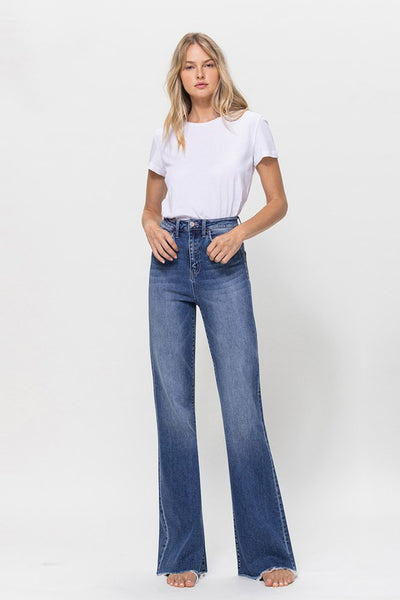 Super High Rise Relaxed Flare | Sleekdenim.com