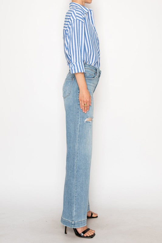 Artemis Vintage AT2000LC - Corset Ultra High Rise Modern Wide Jean - Sleekdenim.com