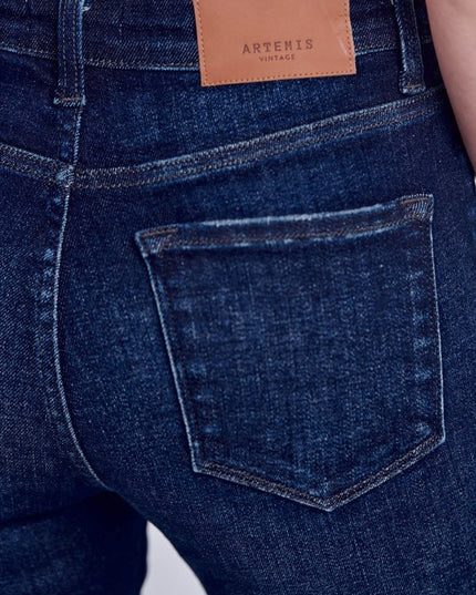 AT1041HSKD High Rise Skinny Jeans - Sleekdenim.com