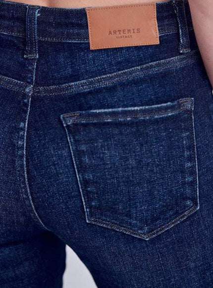 Artemis Vintage AT1041HSKD High Rise Skinny Jeans - Sleekdenim.com