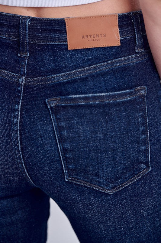 AT1041HSKD High Rise Skinny Jeans - Sleekdenim.com