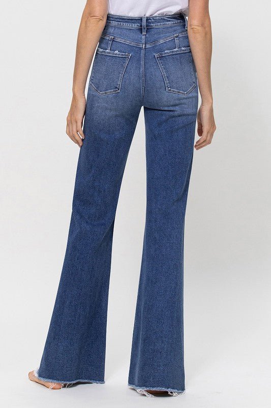 Super High Rise Relaxed Flare | Sleekdenim.com