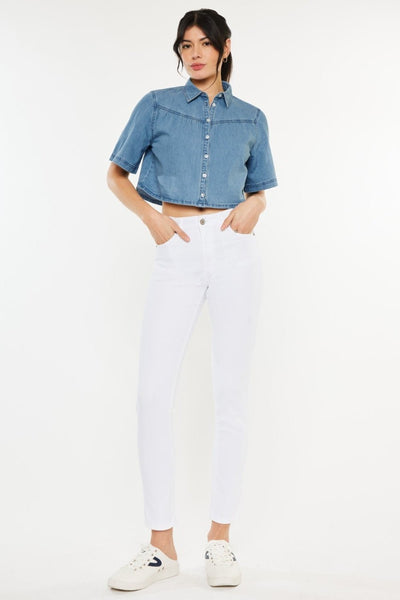 Kancan High Rise Ankle Skinny Jeans | Sleekdenim.com