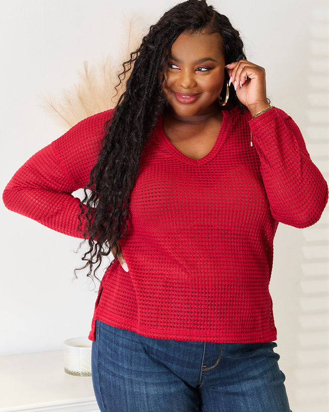 Culture Code Full Size Wide Notch Relax Top - Sleekdenim.com