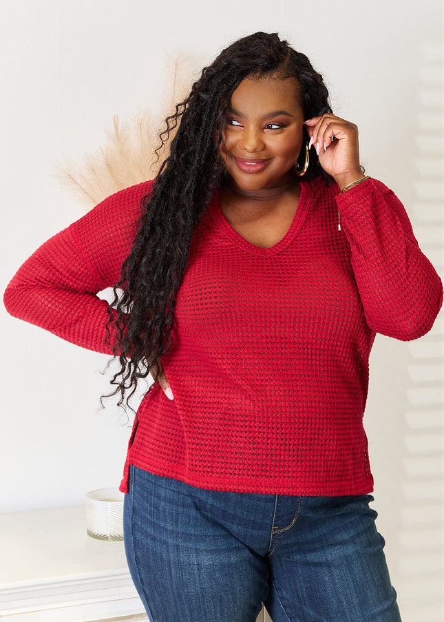 Culture Code Full Size Wide Notch Relax Top - Sleekdenim.com