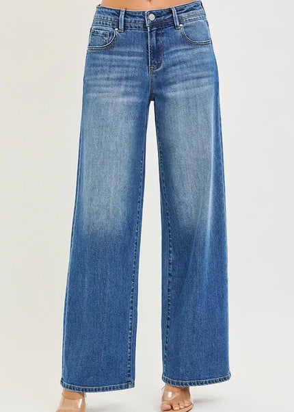 RISEN Slouchy Baggy Jeans with Pockets - Sleekdenim.com