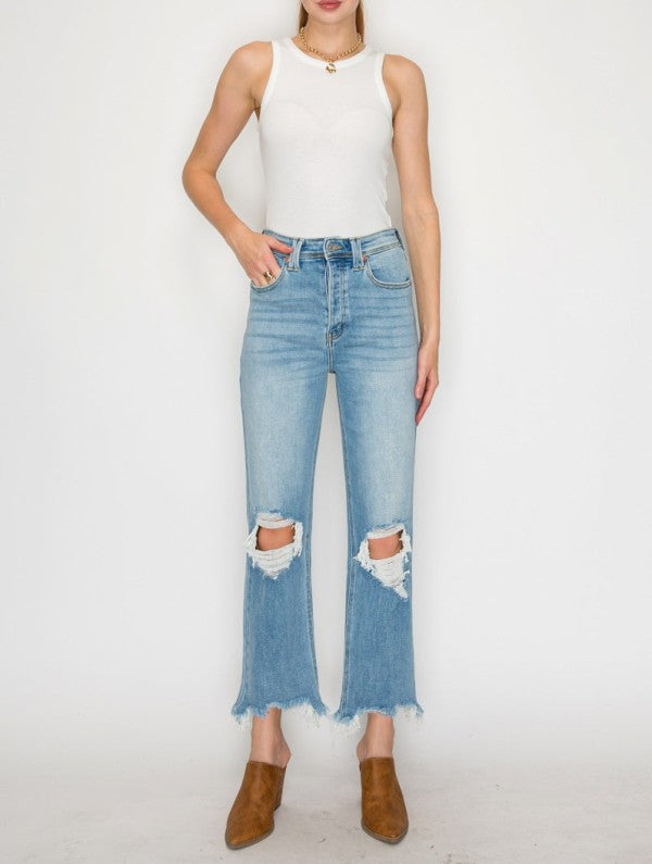 AT1120WDM - Ultra High Rise Modern Wide Jeans – Vi - Sleekdenim.com
