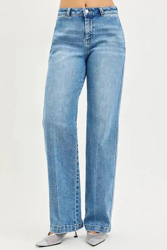 Risen Slouchy Straight Jeans PS21660 - Sleekdenim.com