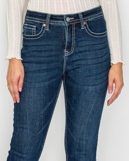 AT2106BTDT - TUMMY CONTROL HIGH RISE SLIM FLARE JE - Sleekdenim.com