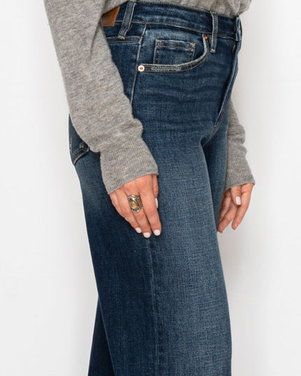 HYBRID STRETCH RIPPED RELAXED FLARE JEANS - Sleekdenim.com