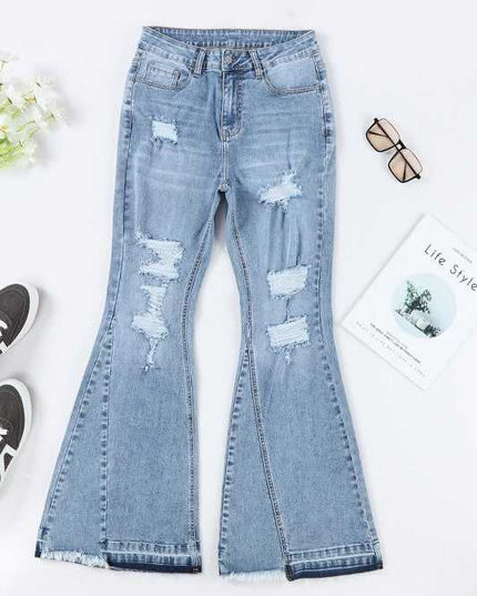 Lana High Rise Flare Jeans - Sleekdenim.com