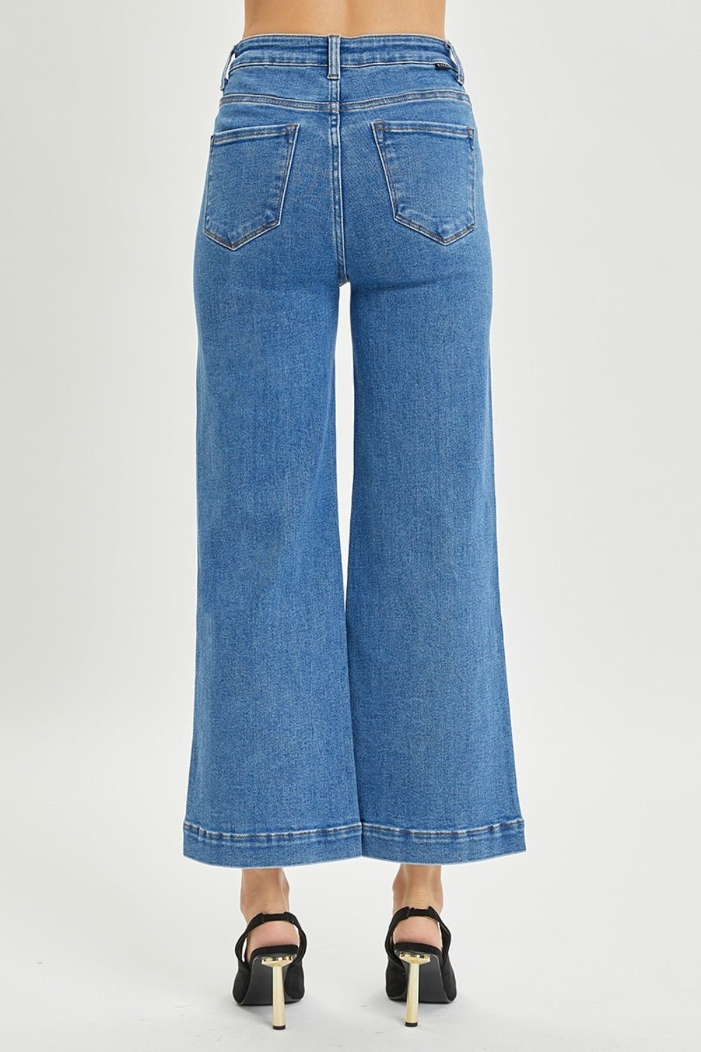 RISEN Full Size High Rise Wide Leg Jeans | Sleekdenim.com