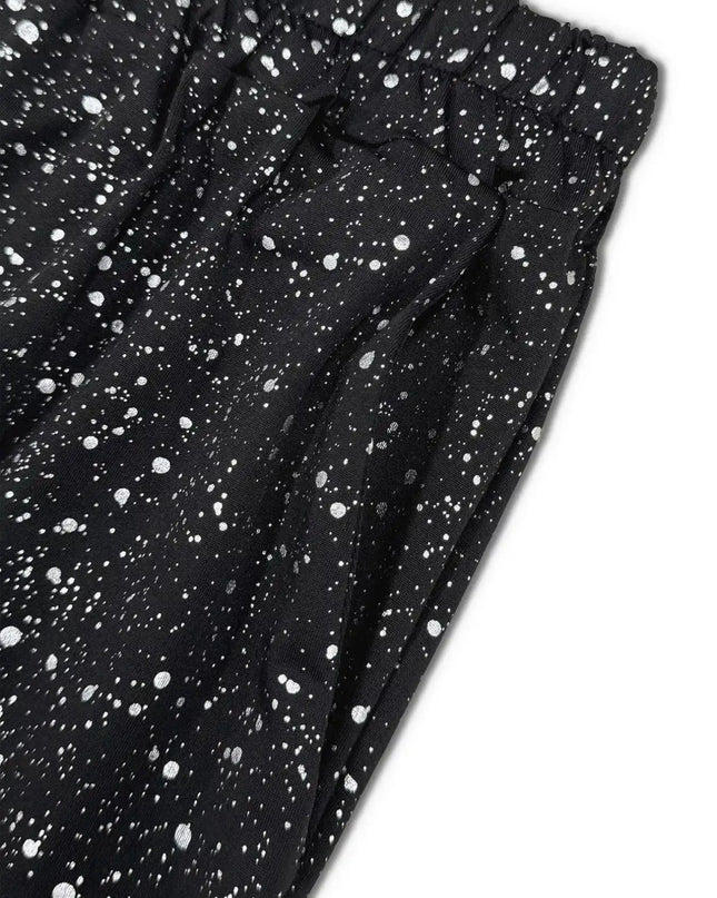 Printed Round Neck Top and Pants Set - Sleekdenim.com