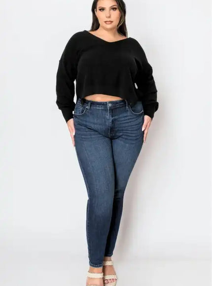 Artemis Vintage AT1041NSKDC-P Corset Plus Super Skinny Jeans - Sleekdenim.com