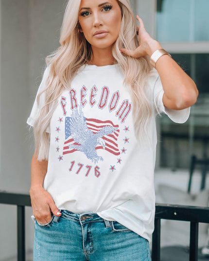 FREEDOM 1776 Graphic Tee - Sleekdenim.com