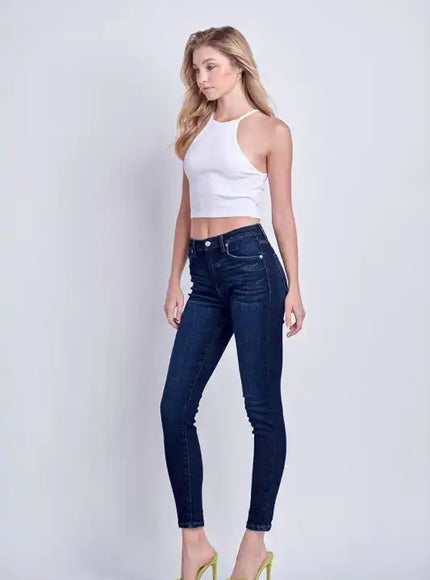 Artemis Vintage AT1041HSKD High Rise Skinny Jeans - Sleekdenim.com