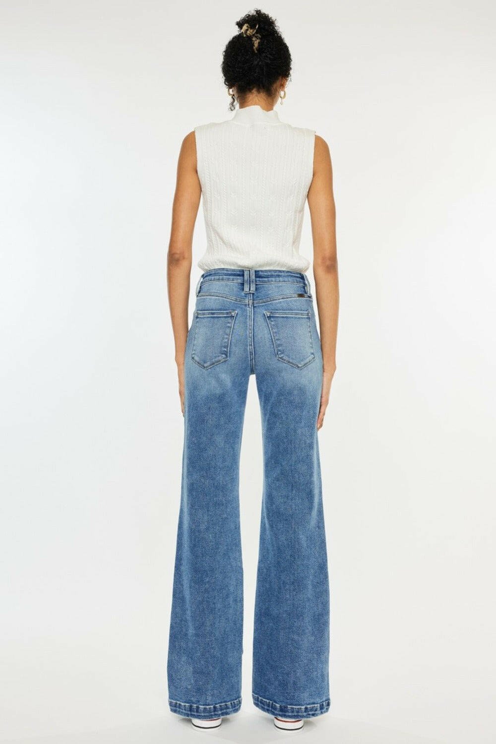 Kancan High Rise Wide Leg Jeans | Sleekdenim.com