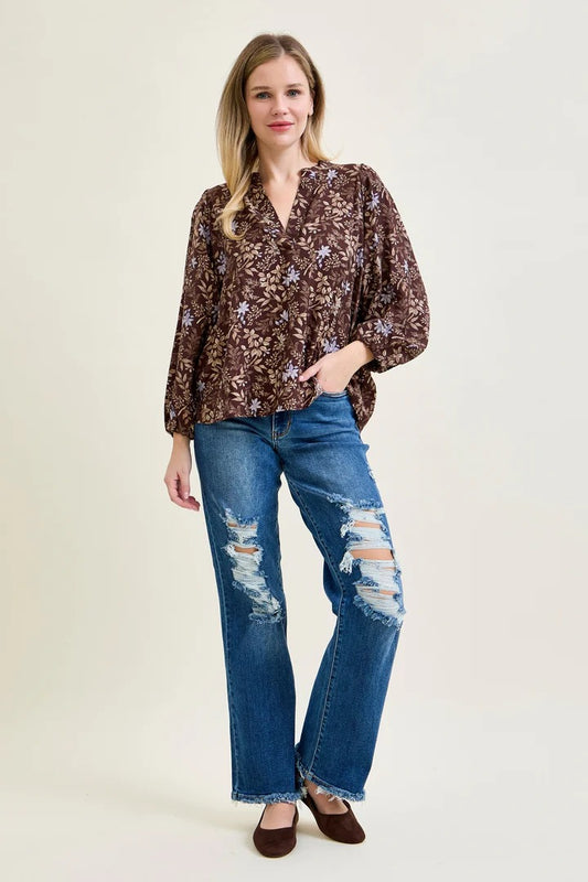 Judy Blue Mid Rise Comfy & Soft Ripped Denim Jeans 82605 - Image 1