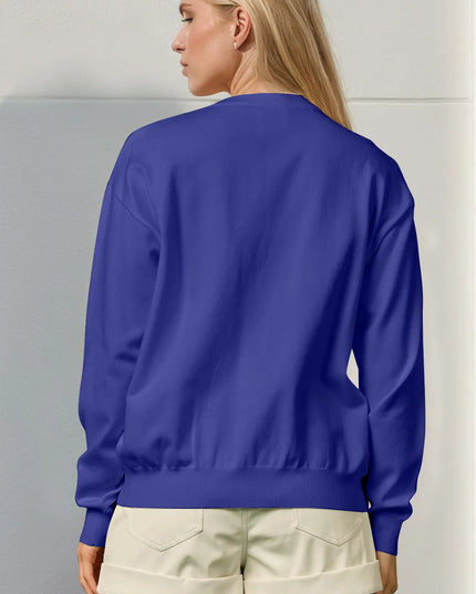 Double Take Full Size Sequin Nutcracker Long Sleeve Sweater - Sleekdenim.com