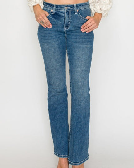 AT2106BTMT - TUMMY CONTROL HIGH RISE SLIM FLARE JE - Sleekdenim.com
