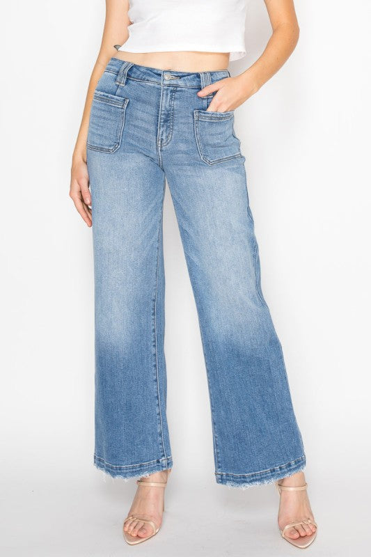 AT2080PZMT ECO FRIENDLY FABRIC HIGH RISE SLIM PALA - Artemis Vintage