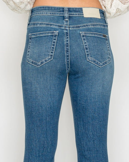 AT2106BTMT - TUMMY CONTROL HIGH RISE SLIM FLARE JE - Sleekdenim.com