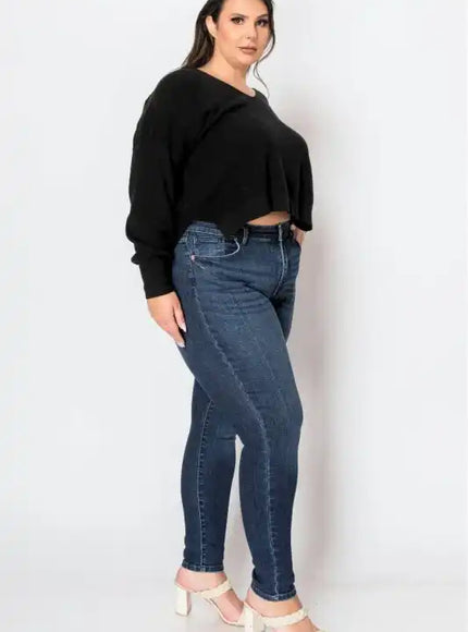 Artemis Vintage AT1041NSKDC-P Corset Plus Super Skinny Jeans - Sleekdenim.com