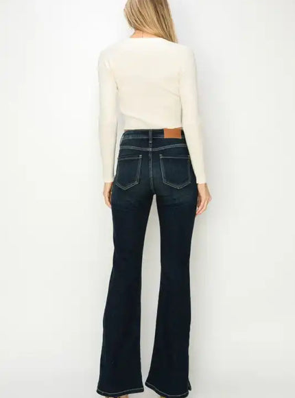 AT2014FLSD - HIGH RISE FLARE JEANS - Sleekdenim.com