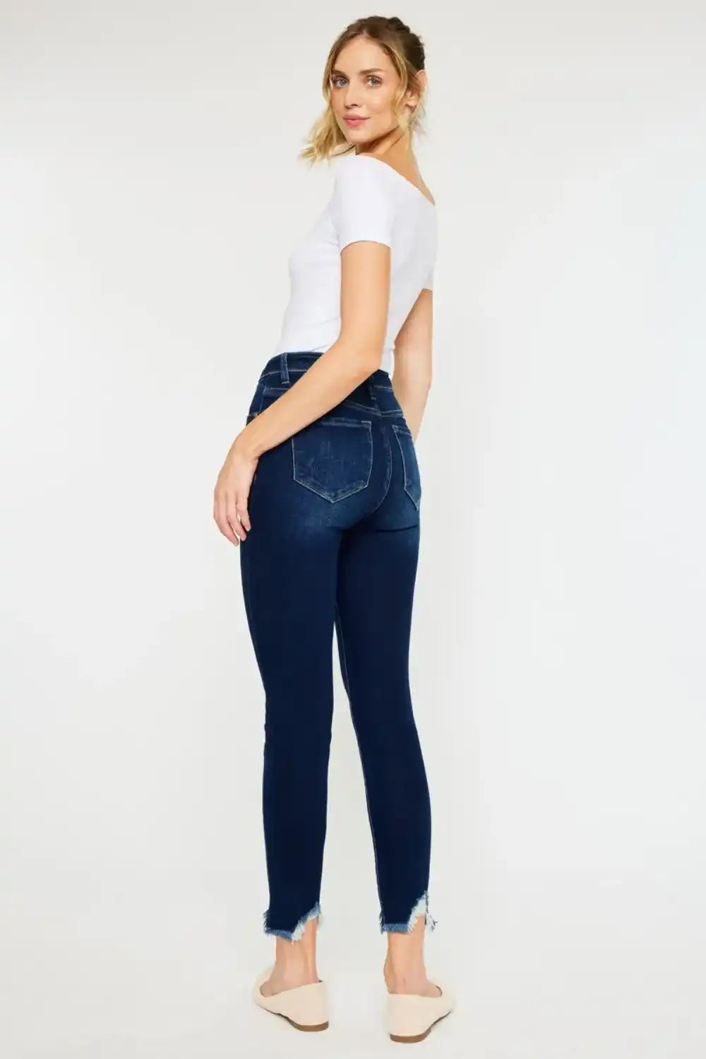 Kancan "Lucero" High Rise Ankle Skinny Jeans (Plus Size) - Sleekdenim.com