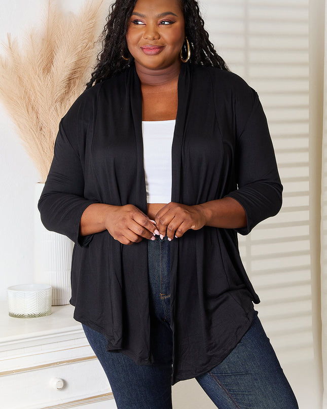 Culture Code Full Size Open Front Cardigan - Sleekdenim.com