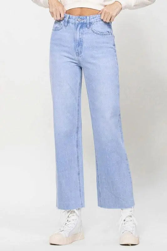 90s Vintage Ankle Flare - Sleekdenim.com