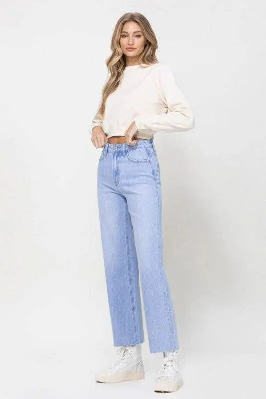 90s Vintage Ankle Flare - Sleekdenim.com