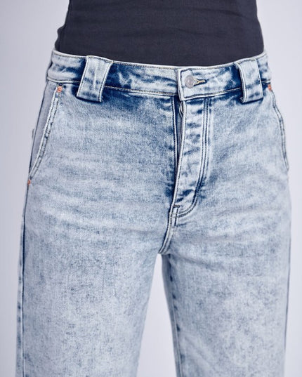 AT1013WDL 90's Vintage Stretch Wide Jeans - Sleekdenim.com