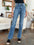 Judy Blue Mid Rise Straight Jeans | Sleekdenim.com