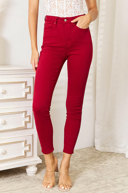 Judy Blue Full Size High Waist Tummy Control Skinny Jeans | Sleekdenim.com