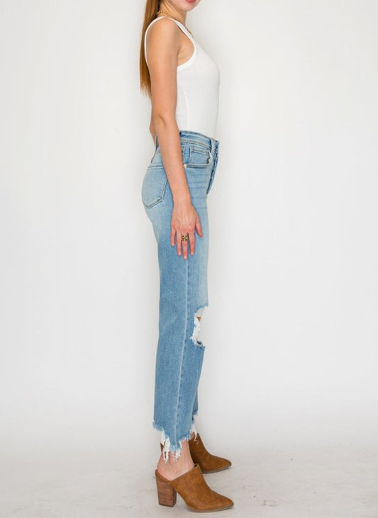 AT1120WDM - Ultra High Rise Modern Wide Jeans – Vi - Sleekdenim.com