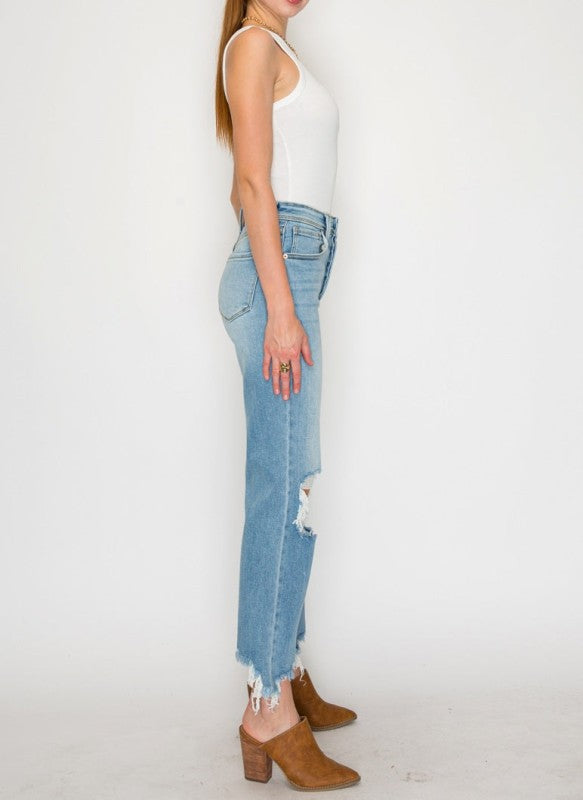 AT1120WDM - Ultra High Rise Modern Wide Jeans – Vi - Sleekdenim.com