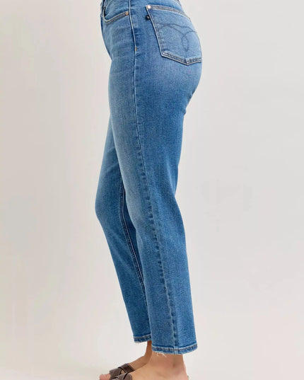 Judy Blue High-Waisted Straight-Leg Jeans - Sleekdenim.com