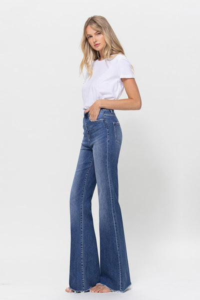 Super High Rise Relaxed Flare | Sleekdenim.com