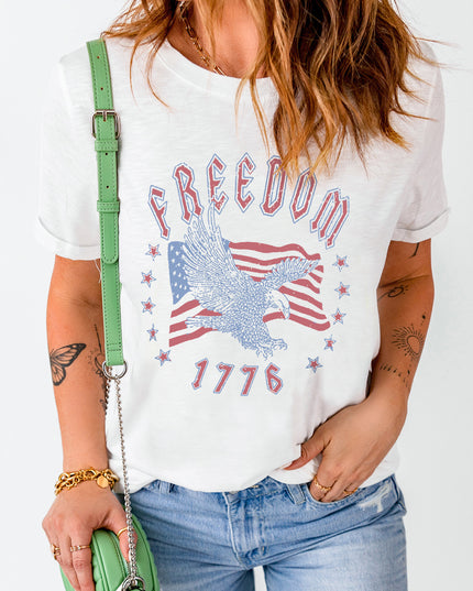 FREEDOM 1776 Graphic Tee - Sleekdenim.com