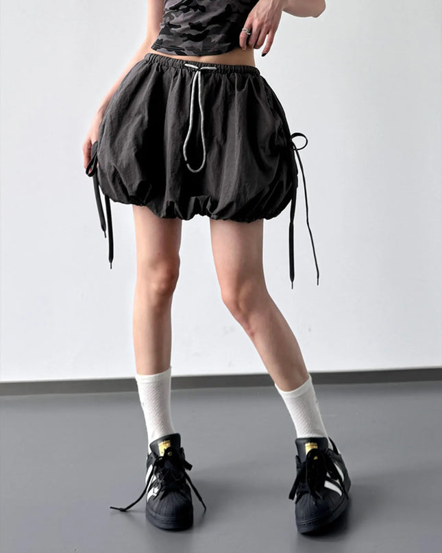 Bubble Drawstring Casual Shorts - Sleekdenim.com